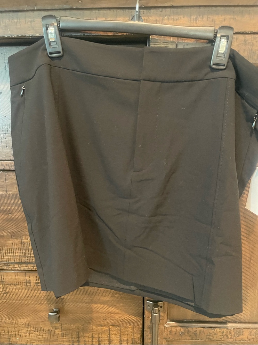 Good American Black Mini Skirt